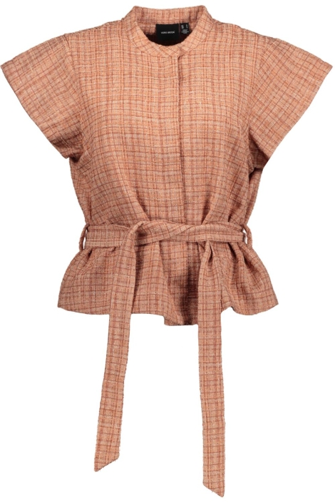 Vero Moda oranje dames gilet | Vooraanzicht