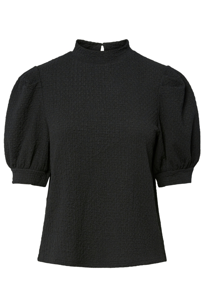 Pieces zwarte dames t-shirt | Vooraanzicht