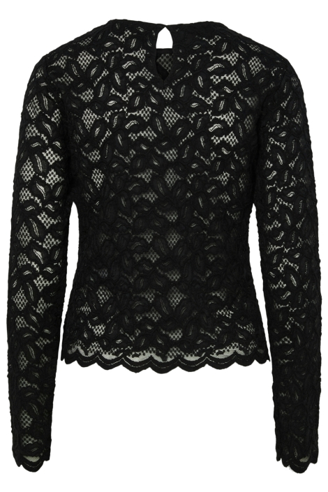 Pieces zwarte dames t-shirt | Vooraanzicht