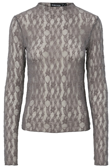 Pieces T-shirt PCJUNILLA LS LACE TOP WVN 17159488 December Sky