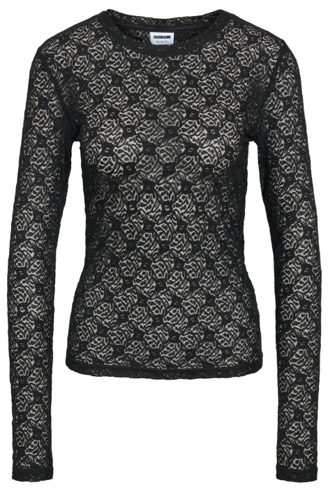 Noisy may zwarte dames t-shirt | Vooraanzicht