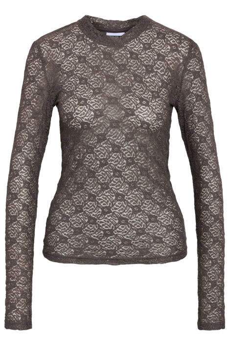 Noisy may grijze dames top | Vooraanzicht