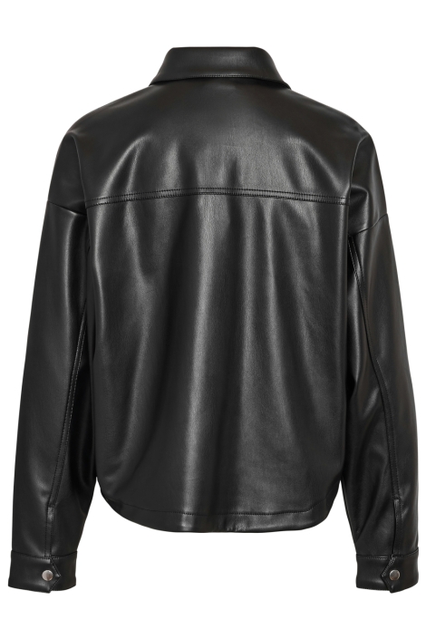 Noisy may zwarte dames blouse | Achteraanzicht