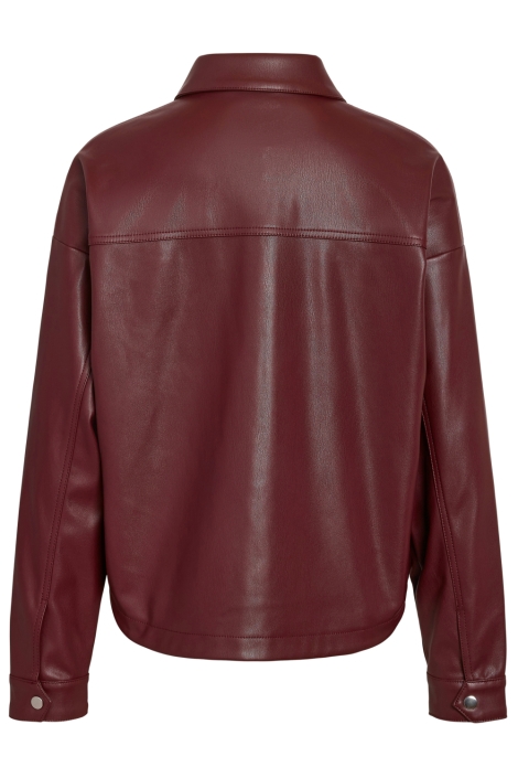 Noisy may bordeaux dames blouse | Achteraanzicht