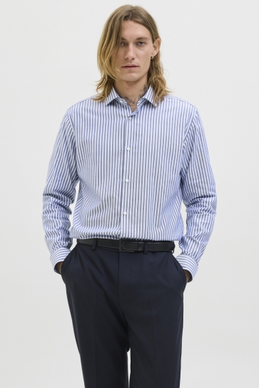 Jack & Jones JPRBLAPARKER SHIRT L/S NOOS 12227385 BL;ACK/IRIS