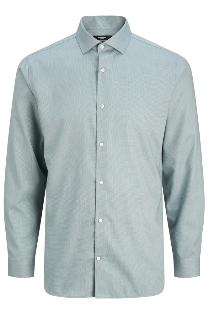 Jack & Jones blauwe heren overhemd | Vooraanzicht