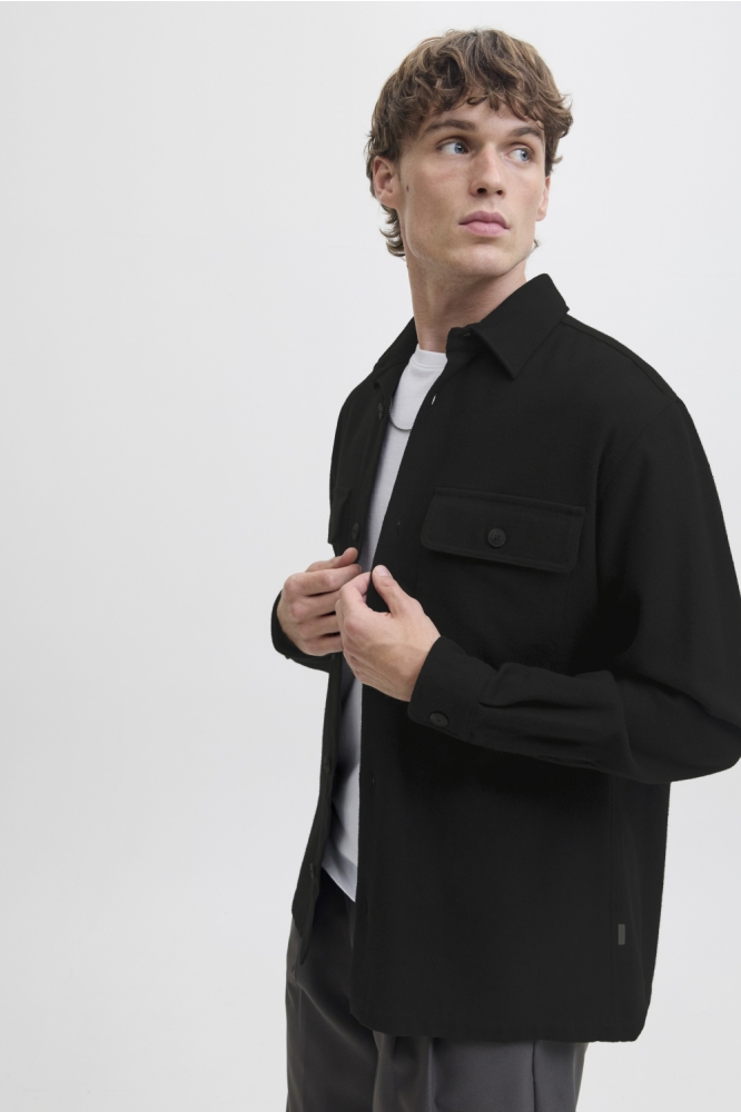 Jack & Jones zwarte heren overhemd | Model