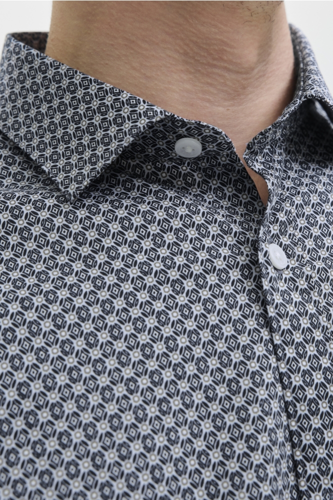 Jack & Jones blauwe heren overhemd | Close up