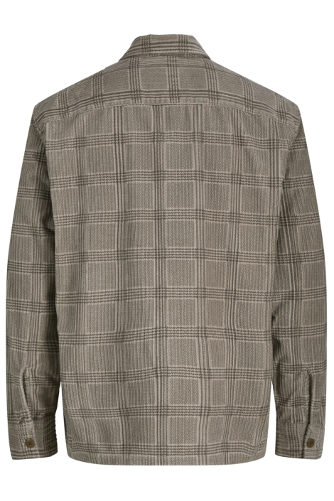 Jack & Jones beige heren overhemd | Achteraanzicht