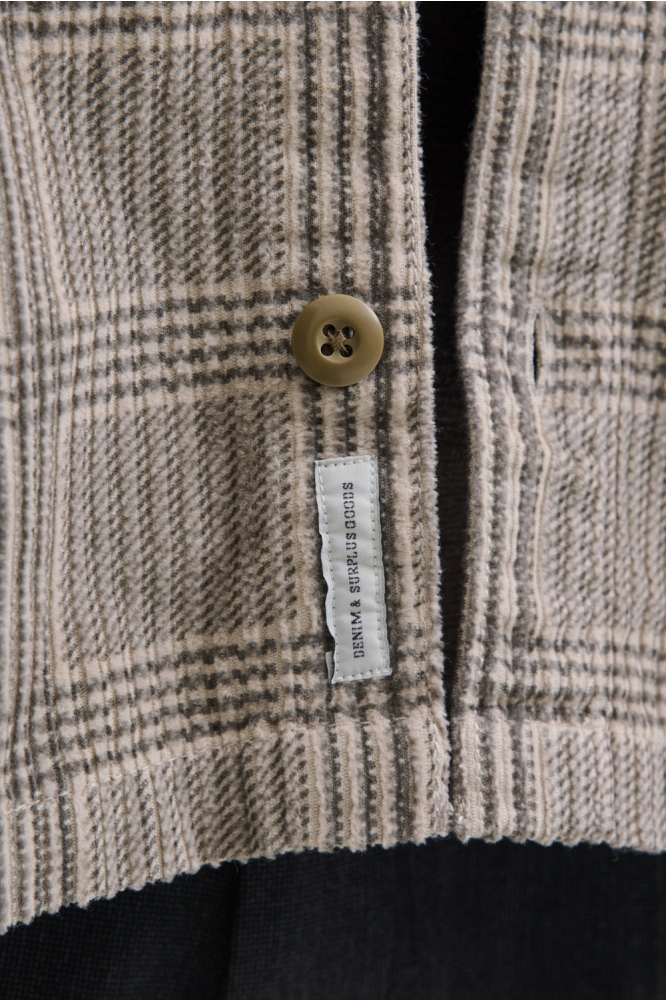 Jack & Jones beige heren overhemd | Close up