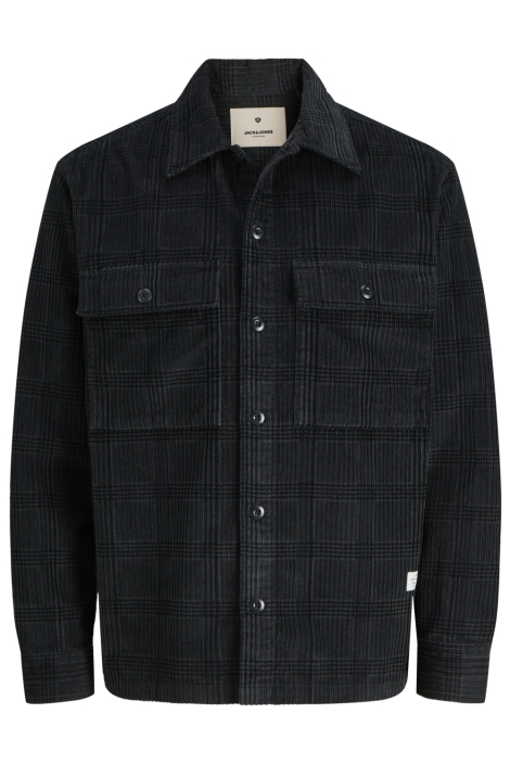 Jack & Jones grijze heren overhemd | Vooraanzicht