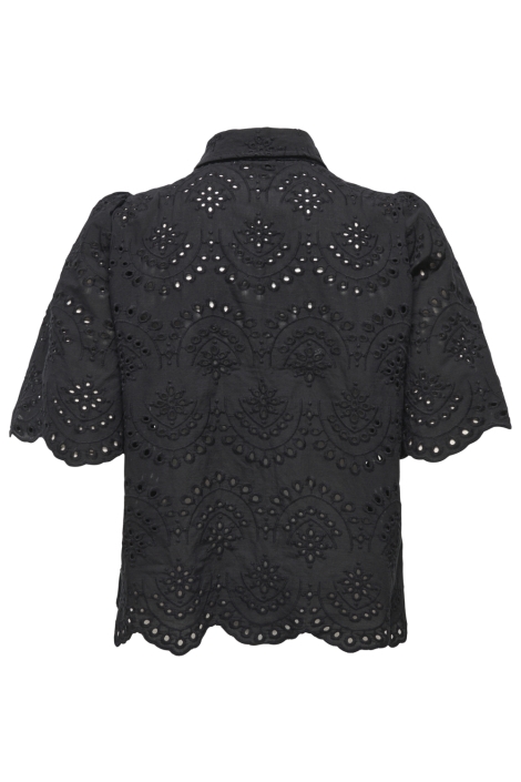 Only zwarte dames blouse | Achteraanzicht
