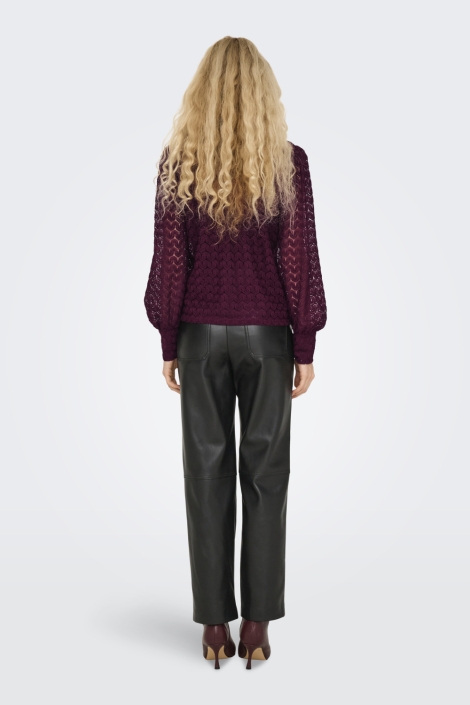 Jacqueline de Yong paarse dames top | Model