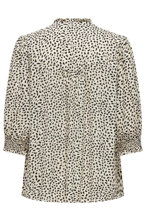 Only ecru dames blouse | Achteraanzicht