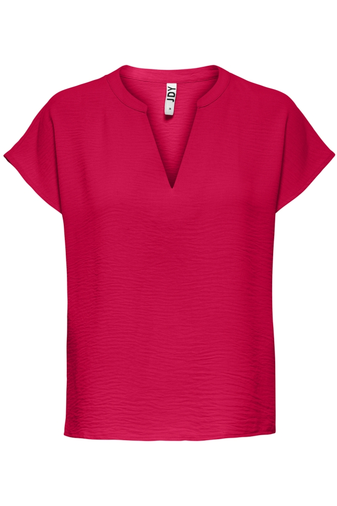 Jacqueline de Yong rode dames t-shirt | Vooraanzicht