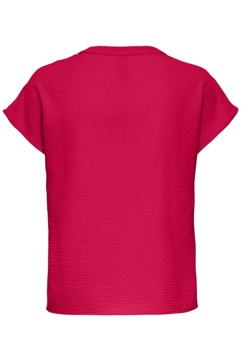 Jacqueline de Yong rode dames t-shirt | Achteraanzicht