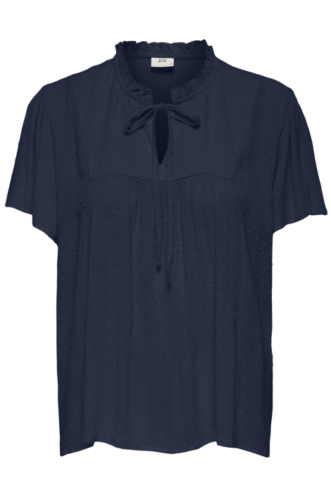 Jacqueline de Yong blauwe dames t-shirt | Vooraanzicht