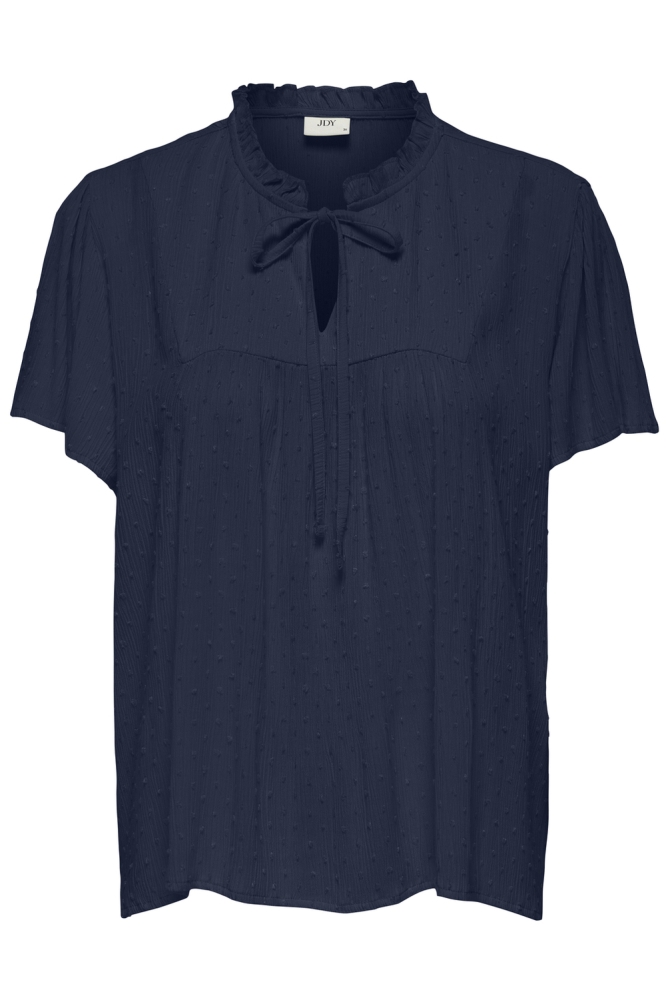 Jacqueline de Yong blauwe dames t-shirt | Vooraanzicht