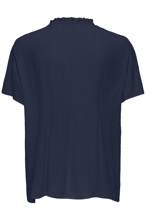 Jacqueline de Yong blauwe dames t-shirt | Achteraanzicht