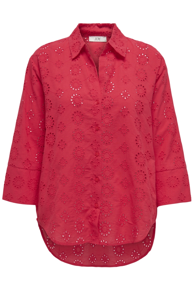 Jacqueline de Yong rode dames blouse | Vooraanzicht
