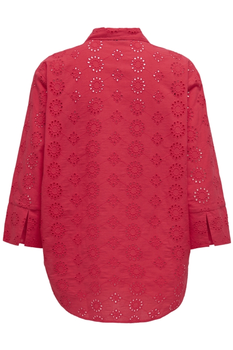 Jacqueline de Yong rode dames blouse | Achteraanzicht