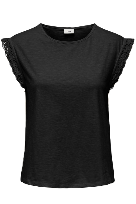 Jacqueline de Yong zwarte dames top | Vooraanzicht