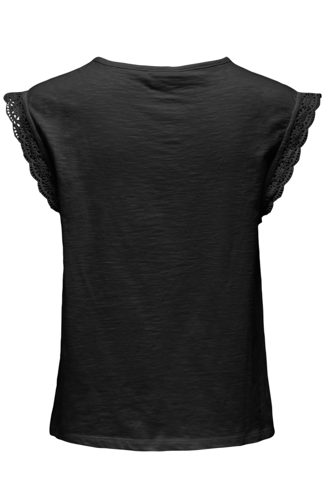 Jacqueline de Yong zwarte dames top | Achteraanzicht