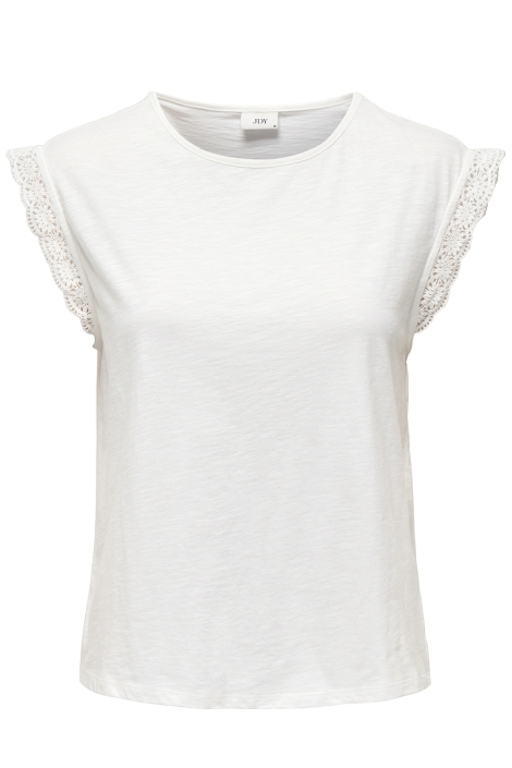 Jacqueline de Yong witte dames top | Vooraanzicht