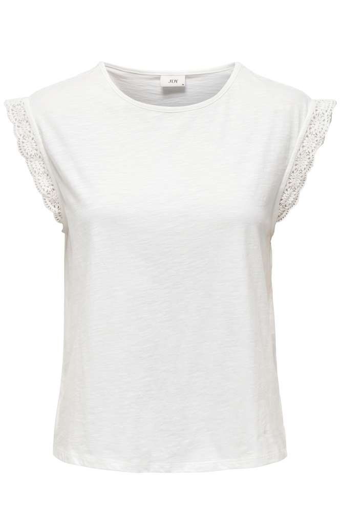 Jacqueline de Yong witte dames top | Vooraanzicht