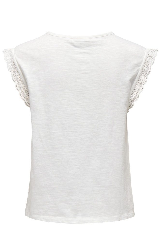 Jacqueline de Yong witte dames top | Achteraanzicht
