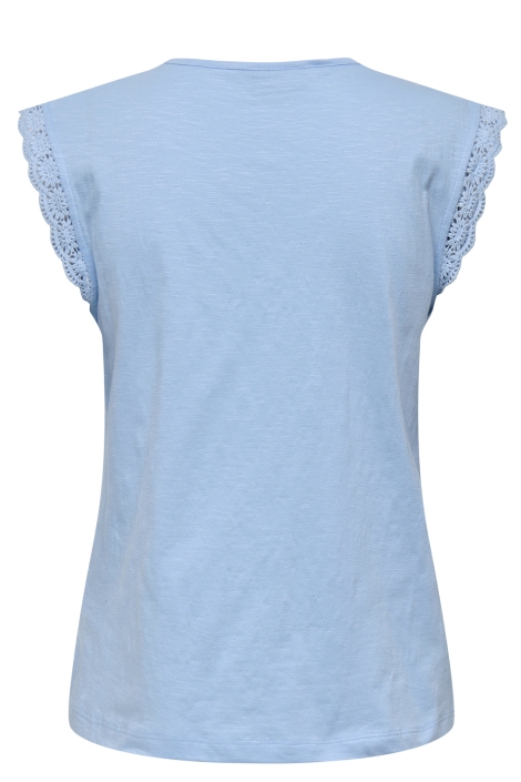 Jacqueline de Yong blauwe dames top | Achteraanzicht