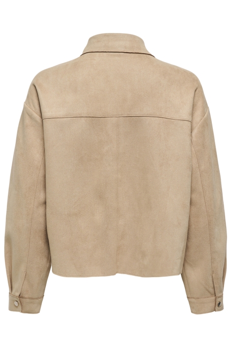 Jacqueline de Yong camel dames blouse | Achteraanzicht