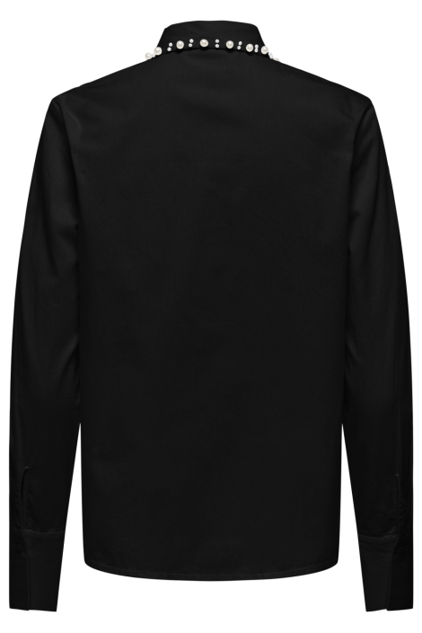 Jacqueline de Yong zwarte dames blouse | Achteraanzicht