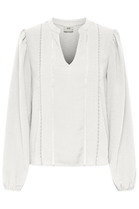 Jacqueline de Yong witte dames t-shirt | Vooraanzicht