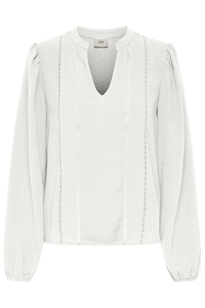 Jacqueline de Yong witte dames t-shirt | Vooraanzicht