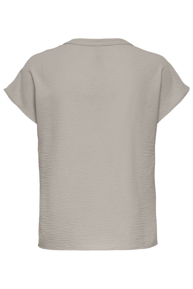 Jacqueline de Yong beige dames t-shirt | Achteraanzicht
