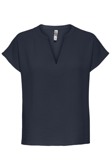 Jacqueline de Yong jdylion life s/s top wvn noos Blauw
