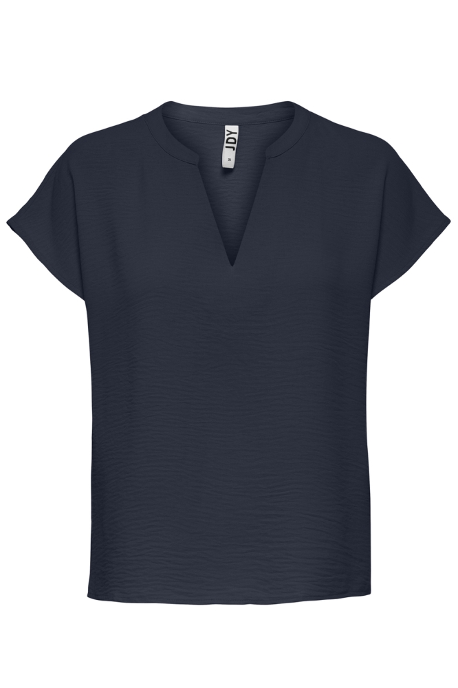 Jacqueline de Yong blauwe dames t-shirt | Vooraanzicht
