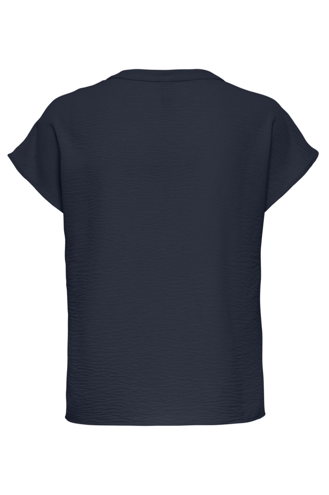 Jacqueline de Yong blauwe dames t-shirt | Achteraanzicht