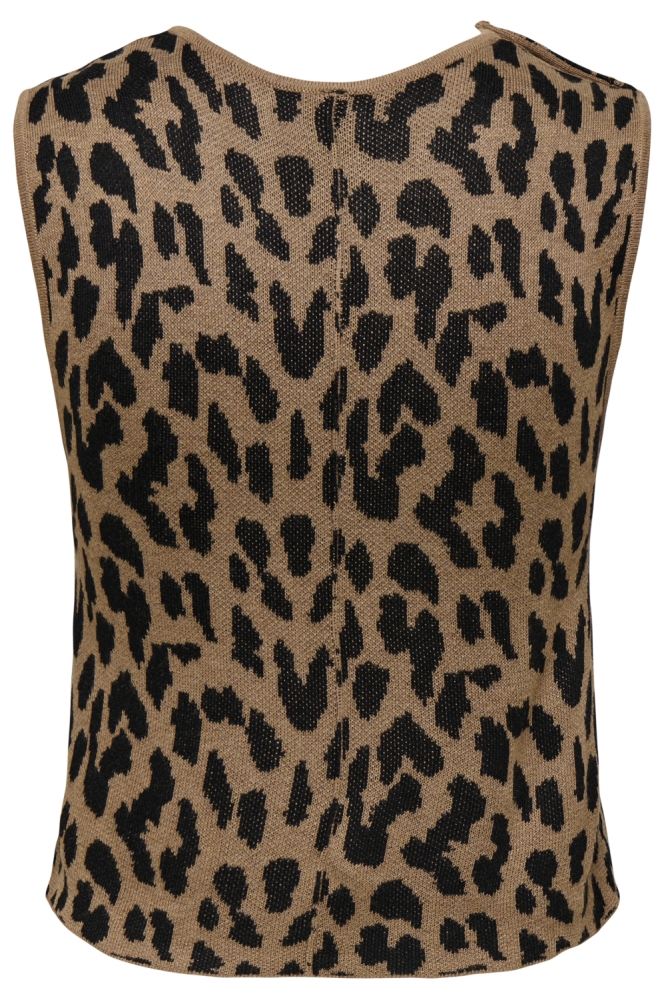 Only camel dames top | Achteraanzicht