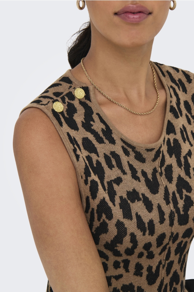 Only camel dames top | Close up