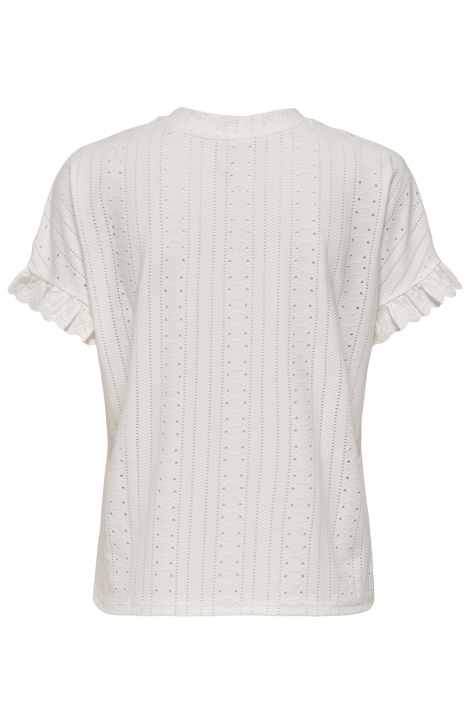 Only witte dames t-shirt | Achteraanzicht