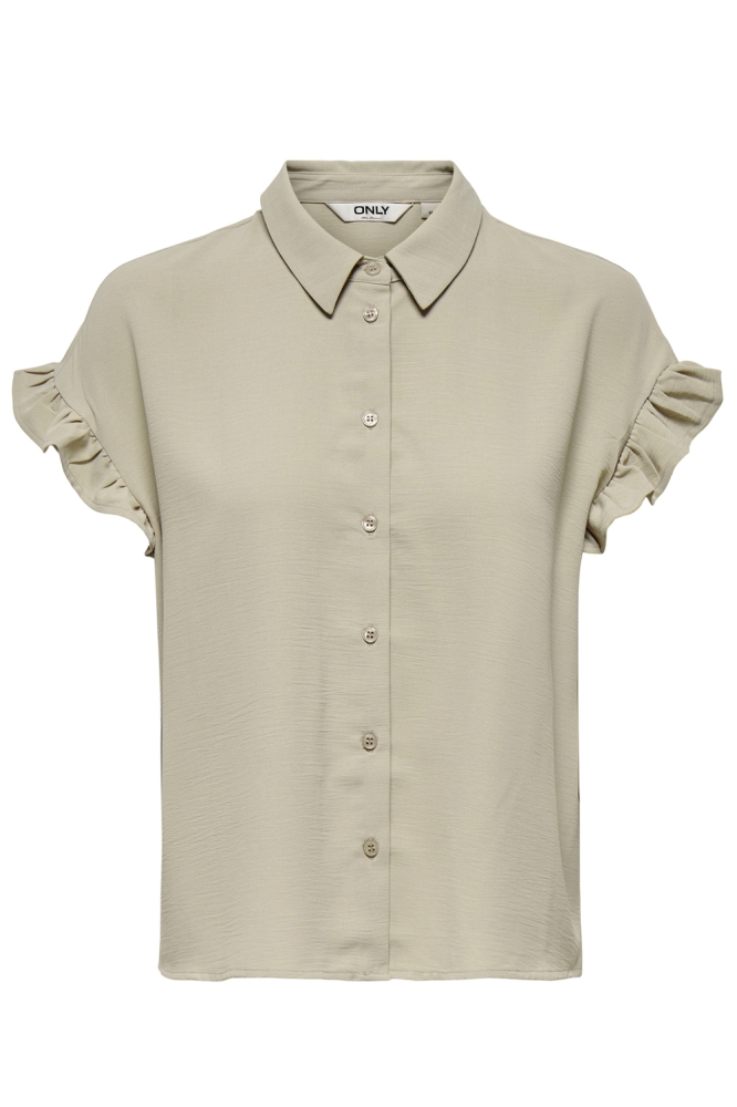 Only beige dames blouse | Vooraanzicht