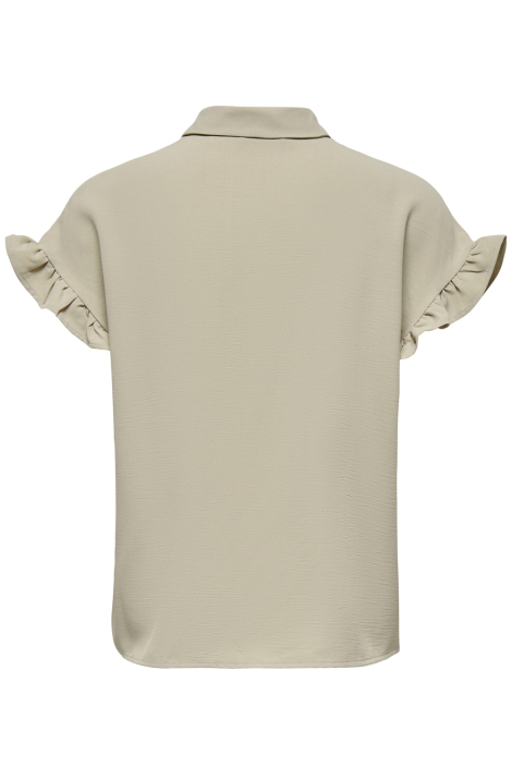 Only beige dames blouse | Achteraanzicht