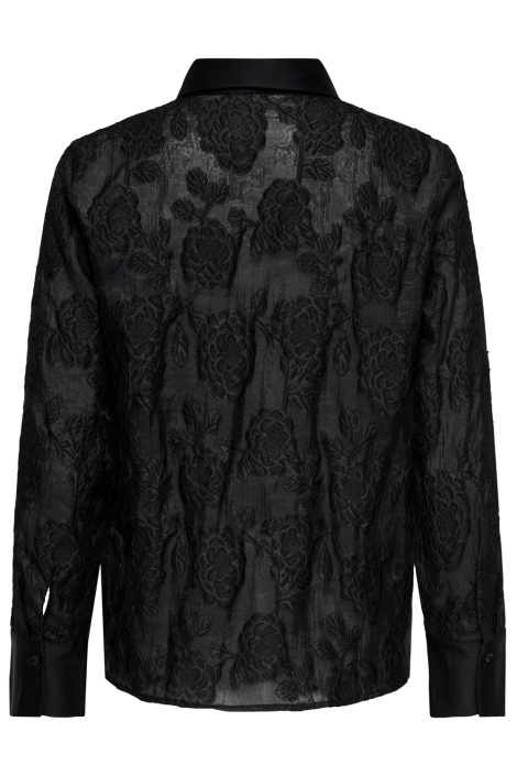 Only zwarte dames blouse | Achteraanzicht