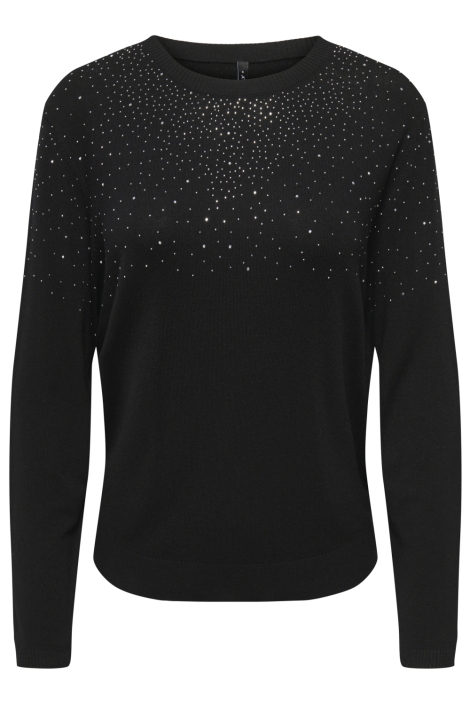 Only zwarte dames trui | Vooraanzicht