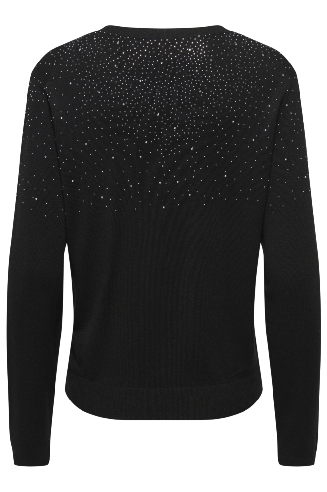 Only zwarte dames trui | Achteraanzicht