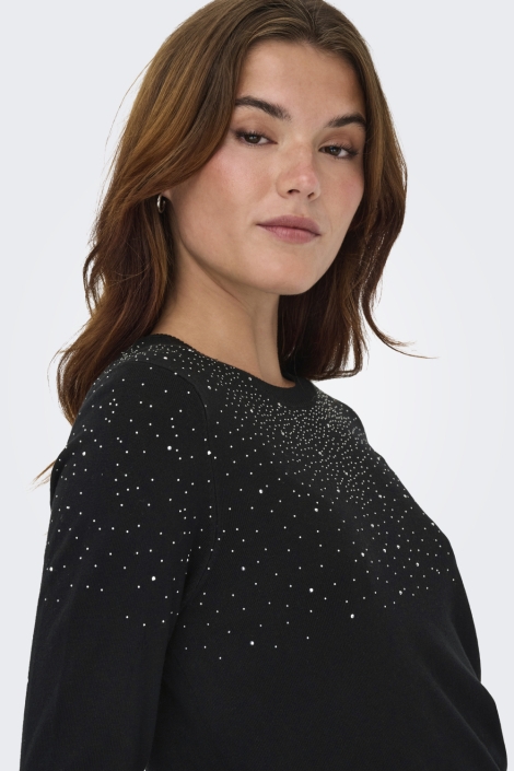 Only zwarte dames trui | Close up