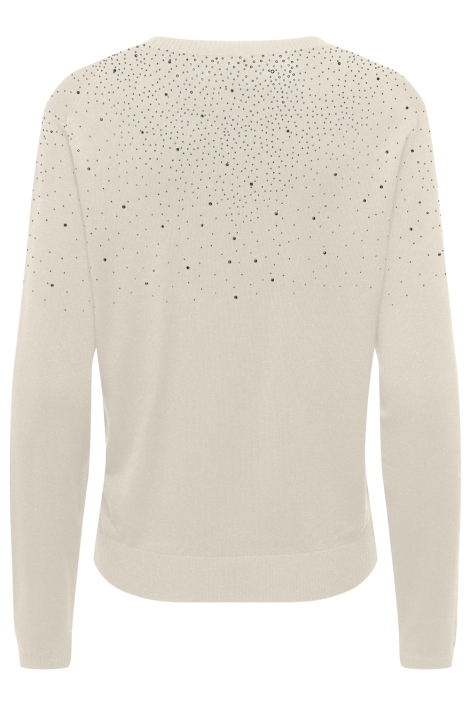 Only beige dames trui | Achteraanzicht