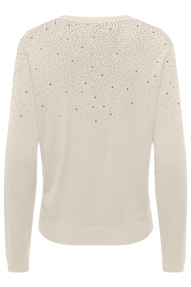 Only beige dames trui | Achteraanzicht